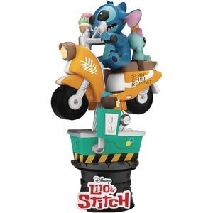 Beast Kingdom - Lilo & Stitch - D-Stage - Stitch Coin Ride 6" Statue